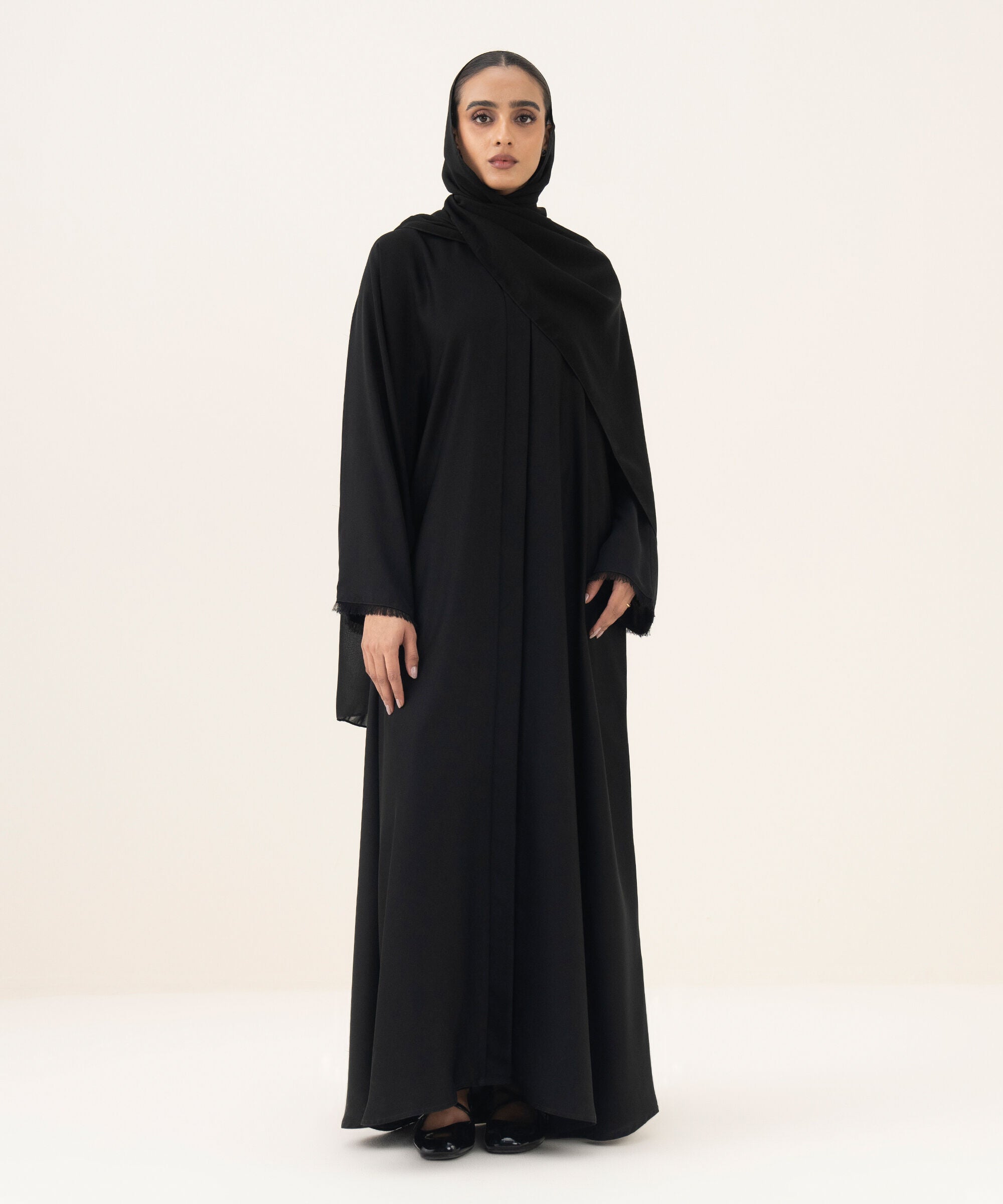 Button Through Kimono Abaya