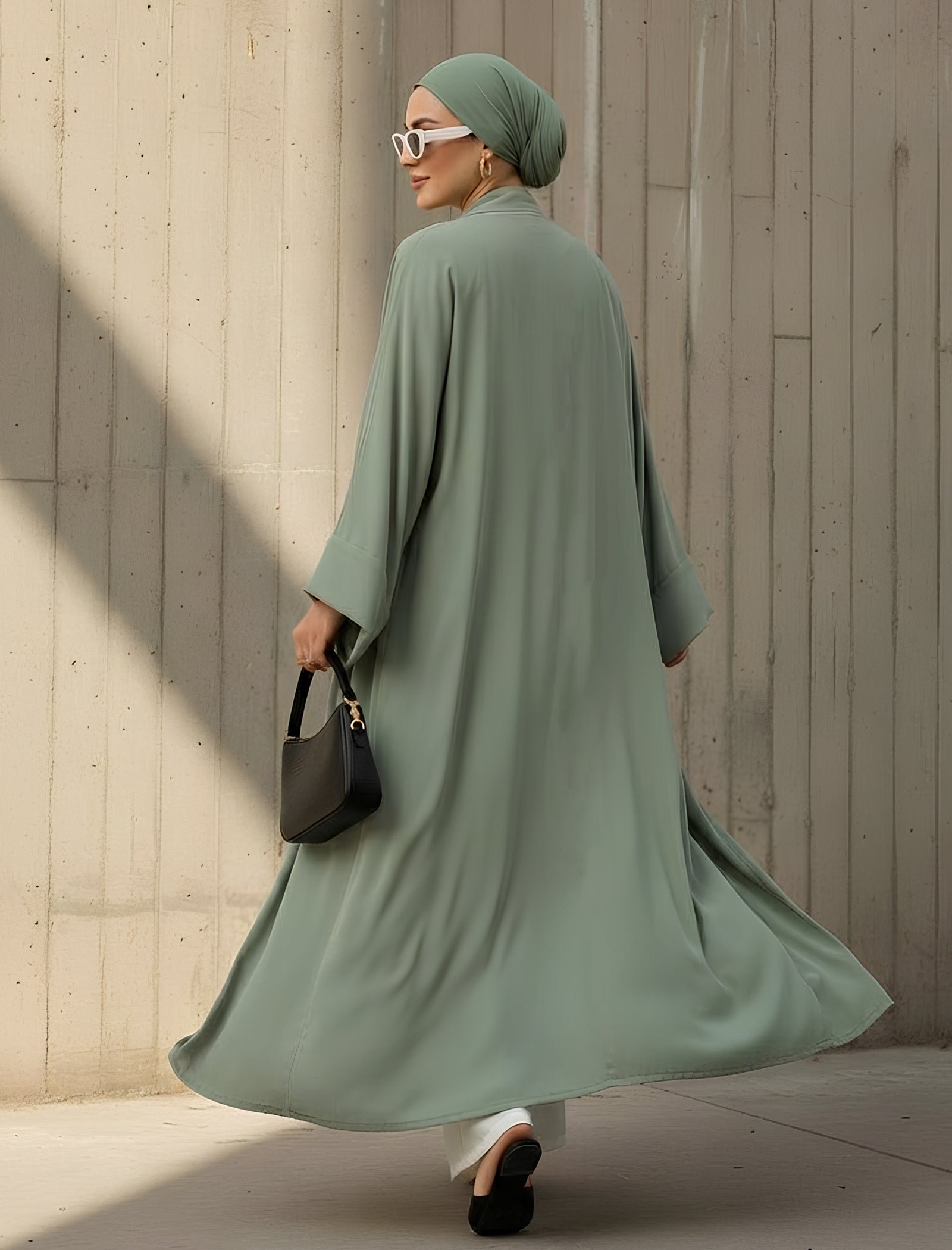 KIMONO- LIGHT GREEN